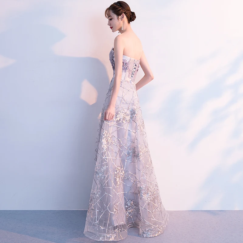 Вечернее платье с открытыми плечами трапециевидные платья для выпускного вечера