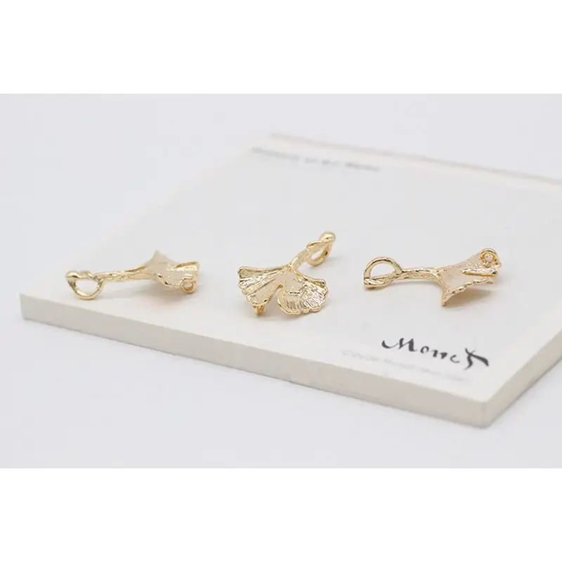 Серьги с покрытием из чистой меди, 18K украшения из настоящего золота, сделай сам, серьги, аксессуары, браслет, ожерелье, ювелирное изделие, кулон