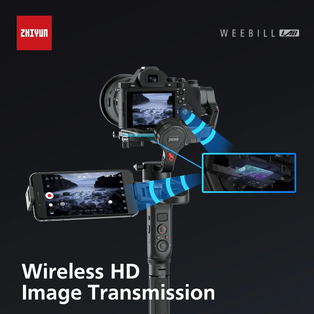 Zhiyun Weebill лабораторная камера стабилизатор Беспроводная передача изображения для