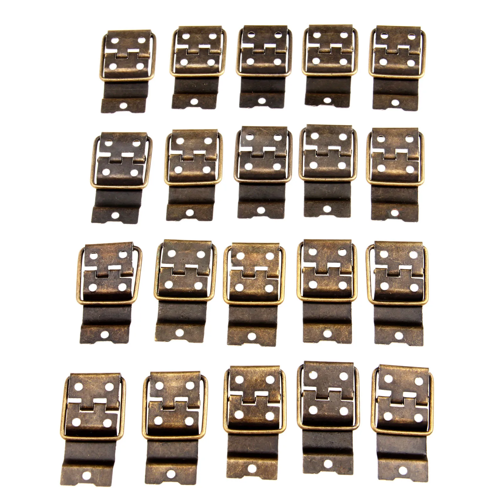 20 шт старинный Бронзовый Шкаф Петли мебельной фурнитуры дверные петли ящика