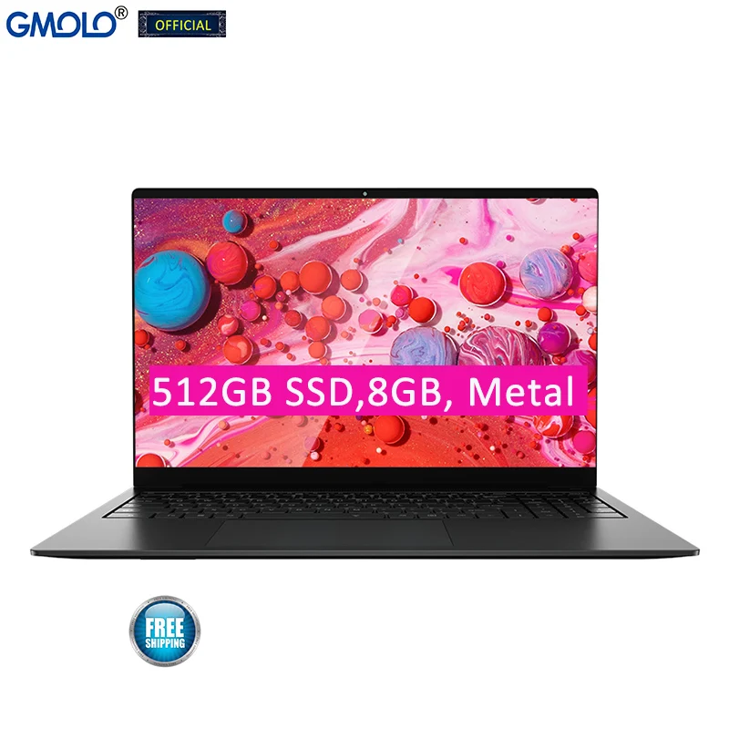 GMOLO 15 6 I3 5005U 8 ГБ 512 ГБ/256 SSD дюйма 1920*1080 безрамочный HD экран металлический игровой