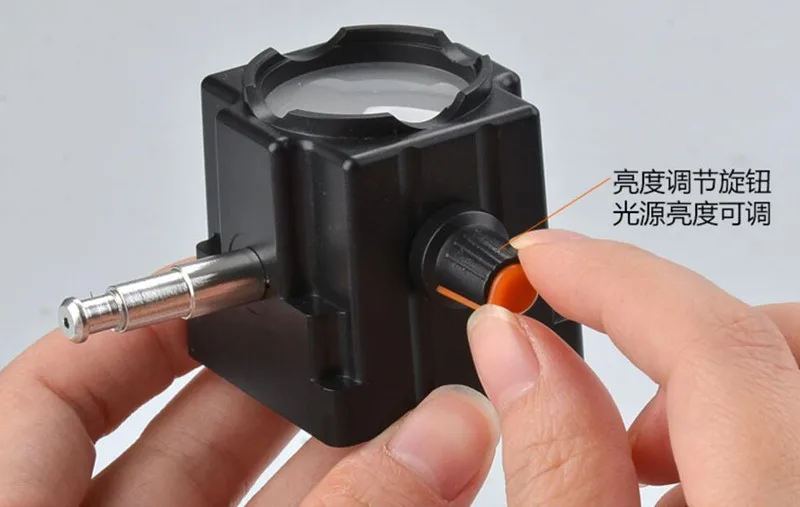 USB Белый перезаряжаемый Регулируемый свет для студентов биологический микроскоп