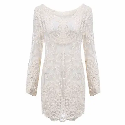 Женская накидка с цветочным рисунком 2019 женское кружевное вязаное бикини