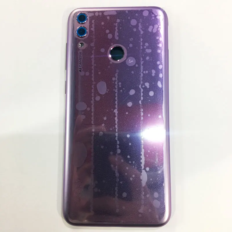 ZUCZUG новый пластиковый задний корпус для Huawei Honor 8C чехол батареи с объективом