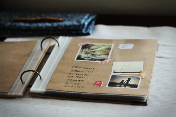 Полипропиленовые мешки квадратные DIY клейкий Тип Polaroid влюбленные защита рук пленка papier скрапбук черный и