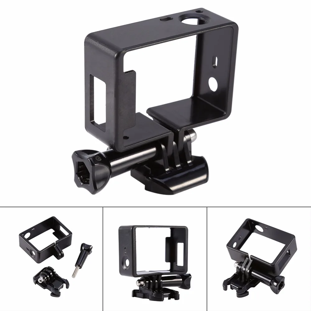 Аксессуары для GoPro Hero 4 3 + защитный чехол с рамкой корпус Видеокамеры экшн камеры Go