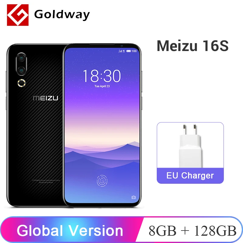 Предпродажа глобальная версия Meizu 16 s 8 ГБ 128 Смартфон Snapdragon 855 6 15 дюйма 48 МП двойная