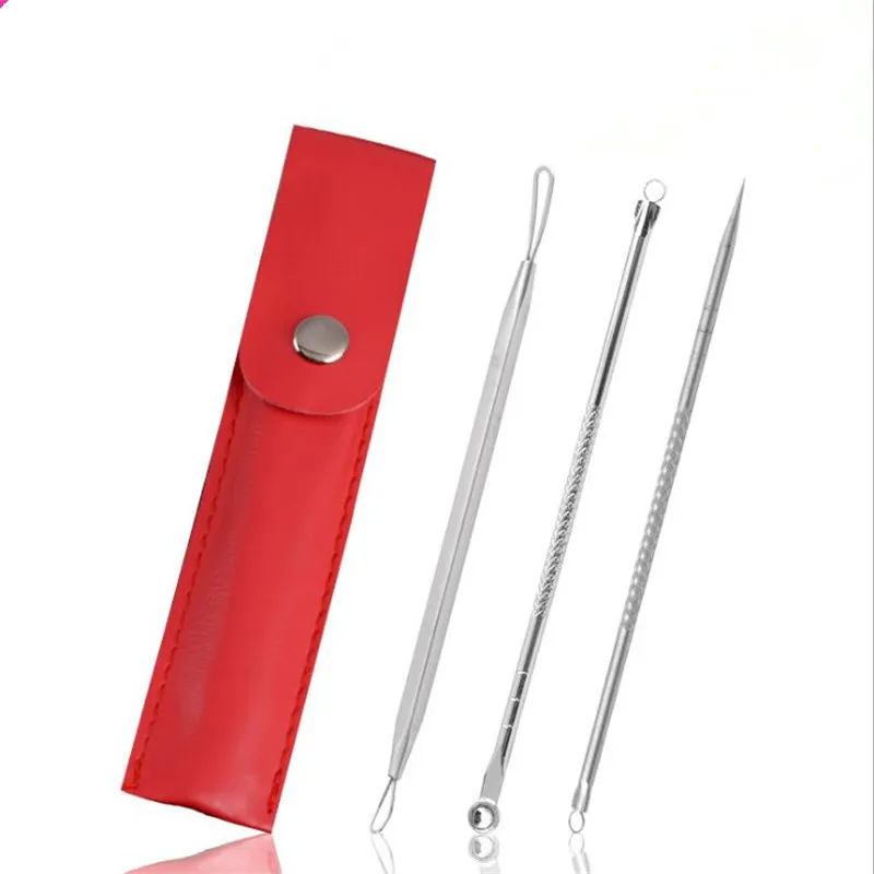 3 шт Пинцет для удаления угрей Комедо машина набор и бренды Удаление прыщей иглы