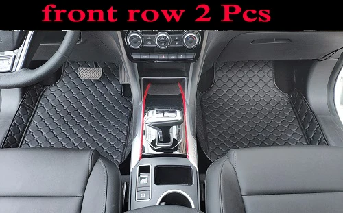 front row 2 Pcs Автомобильные коврики для Mercedes Benz A B C E class W211 W212 W204 W205 W176 W169 W245 W246 всепогодные ковры - Название цвета: front row 2 Pcs