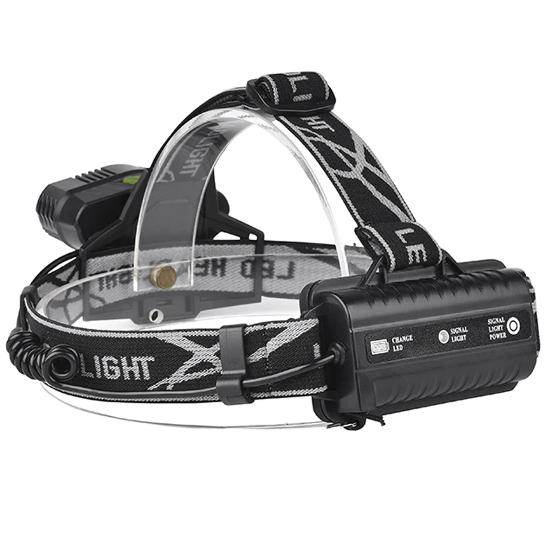 Litwod Z202309A Мощный 5 светодиодный налобный фонарь 3 шт. XML T6 голубой свет и белый