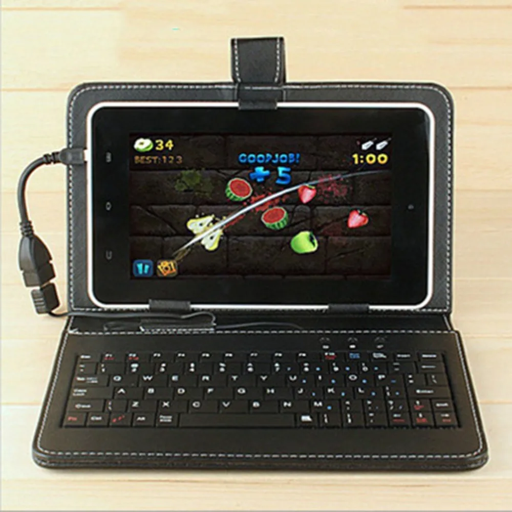 

10.1 Inch Imitation Leather Case Cover With USB Keyboard Universal For Android Windows Tablets 284*185*13mm