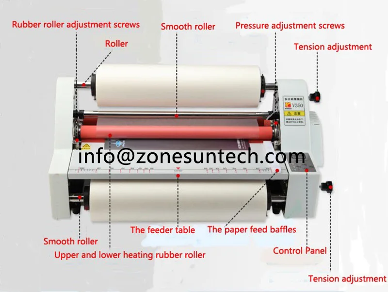 ZONESUN новейший 220V высокоскоростной 13 &quotтермальный Горячий ламинатор|Кухонные