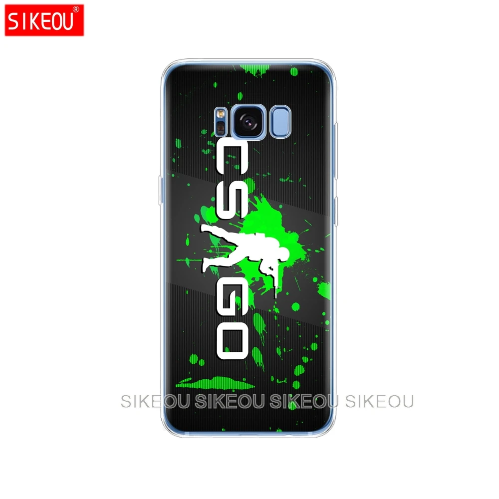 Силиконовый чехол для Samsung Galaxy S9 S8 S7 S6 edge S5 S4 S3 PLUS телефона Counter Strike cs go | Мобильные