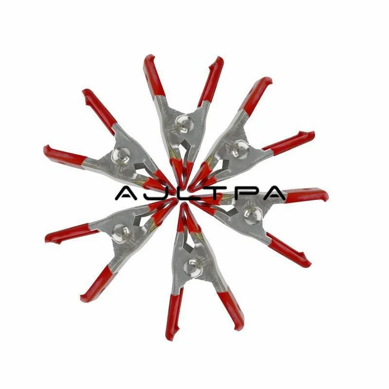 50Set 3Pcs/Set 2/4/6 Inch Multifunction Heavy Duty Metal Sheet Spring Clamps Tent Clip With A-type And Surface Galvanized | Обустройство