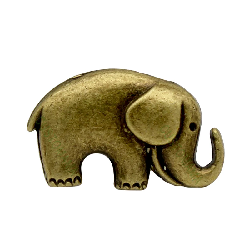 

40pcs-античная бронзовая подвеска в виде слона, ювелирные аксессуары 25x16 мм