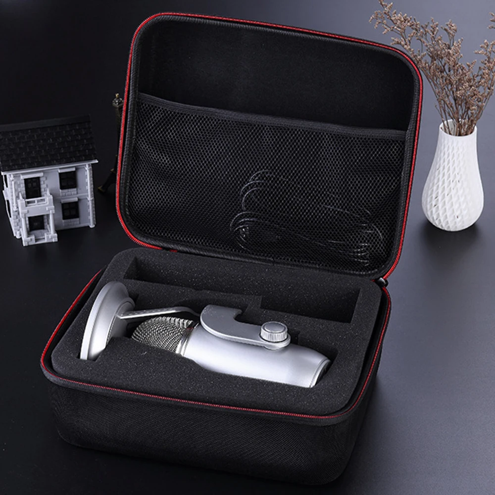 

Newest EVA PU Travel Carrying Hard Box Storage Cover Case for Blue Yeti USB Microphone/ Yeti Pro.Blackout Edition and USB Cable