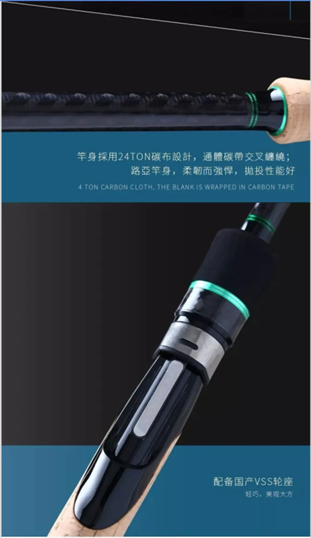 Ecooda EPBR II удочка для ловли мелкой рыбы Приманка Удочка 10-25 г 2,1 М 2,4 М 2,7 М MH спиннинг сила умеренного действия углеродный стержень