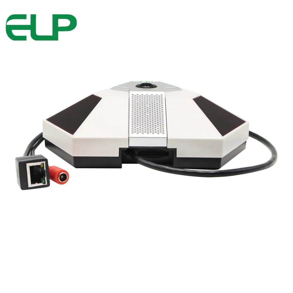 ELP Onvif Fisheye 1080P IP камера POE ИК Ночное Видение с объективом 5MP 1 56 мм 2MP CMOS 360 градусов