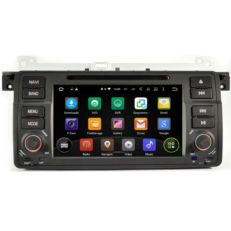 Автомобильный DVD плеер с системой GPS навигации Android 9 0 стерео головное устройство