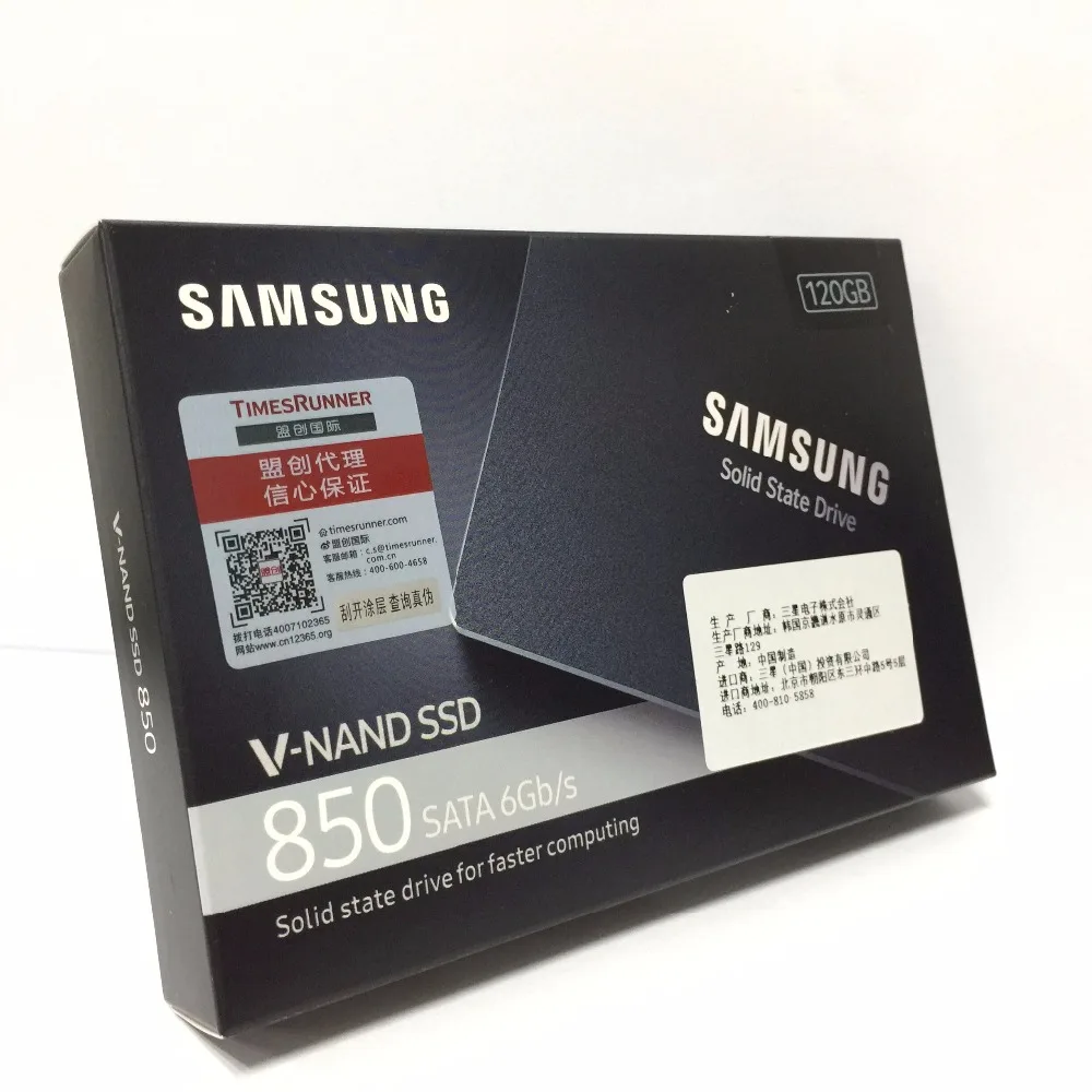 Samsung 850 120 ГБ г 2 5 SATA3 SSD настольных ПК компьютер ноутбук Server Internal Solid State Dribe |