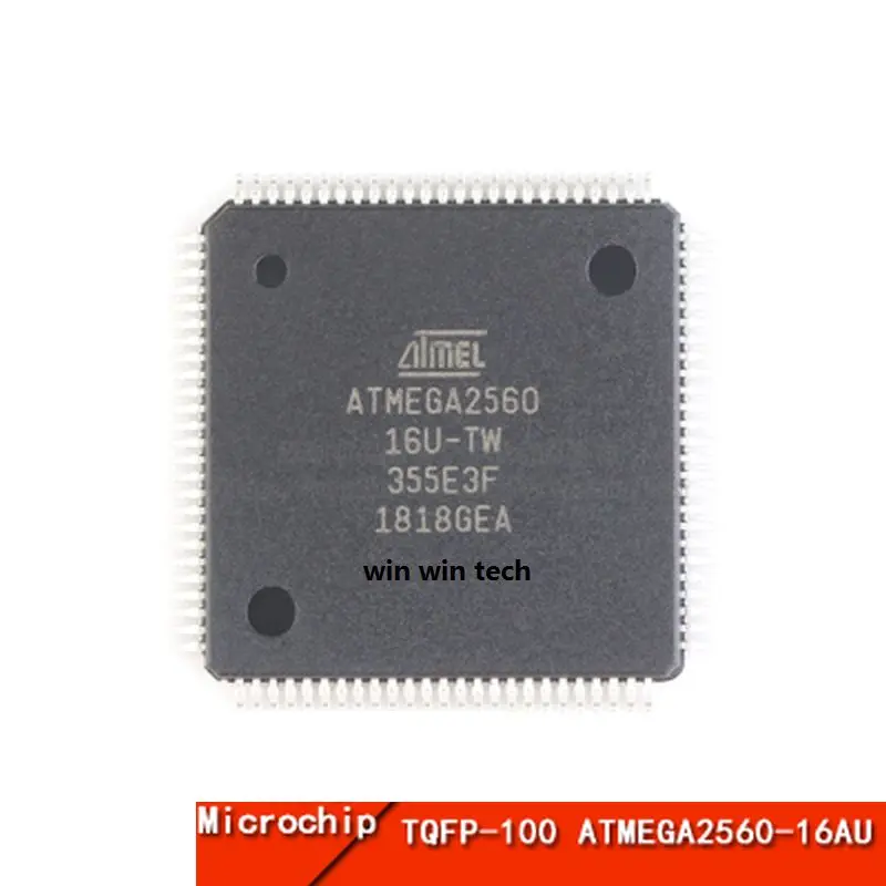 

Free shipping New Original 5pcs/lot ATMEGA2560-16AU ATMEGA2560 IC MCU 8BIT 256KB FLASH 100TQFP ATMEGA2560