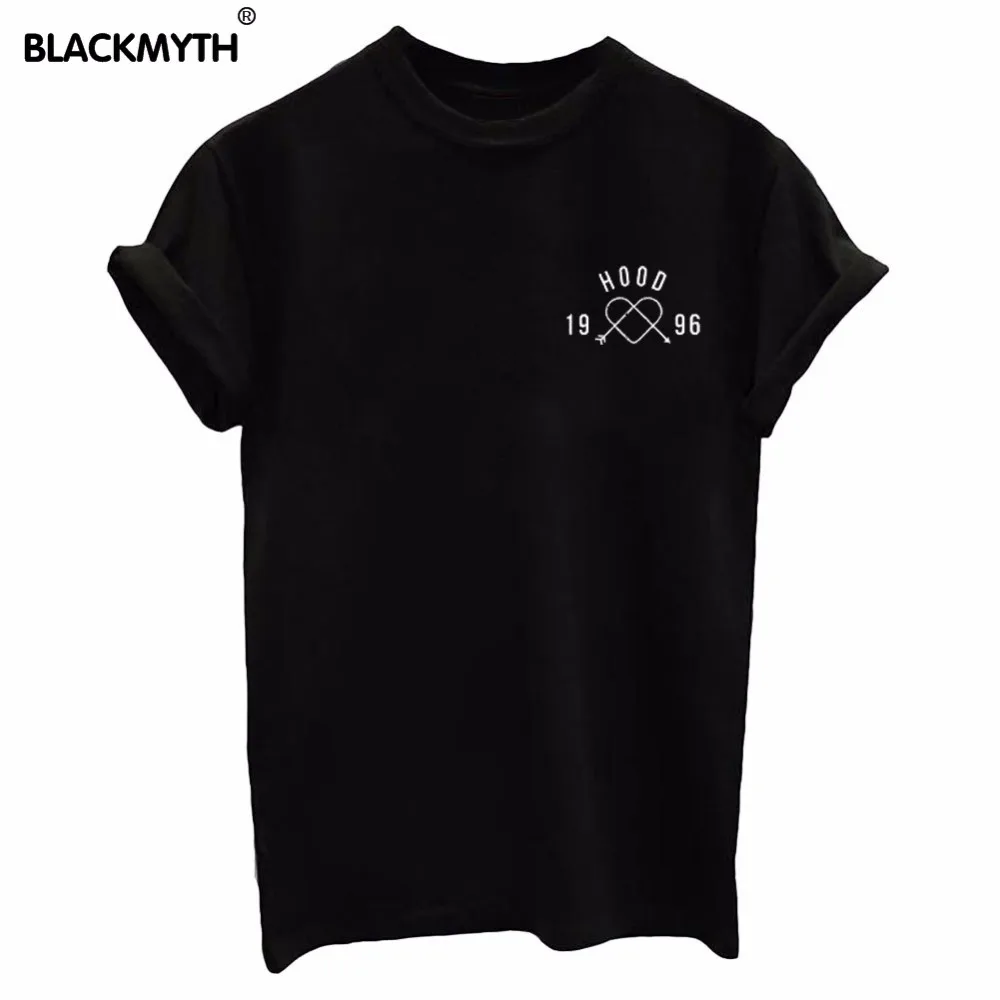 Новая женская футболка 1996 с капюшоном хлопковая забавная Повседневная