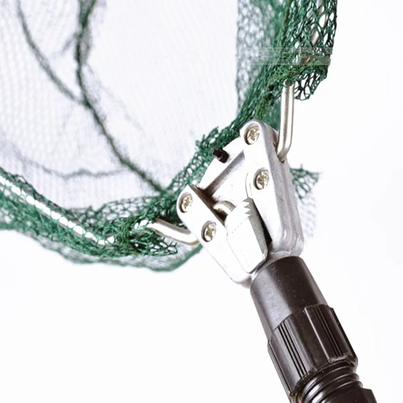 

Mavllos 175CM Cheap Triangular Folding Fishing Landing Net Aluminum Large Rubber Carp Fly Fishing Net Telescopic Hand Nets