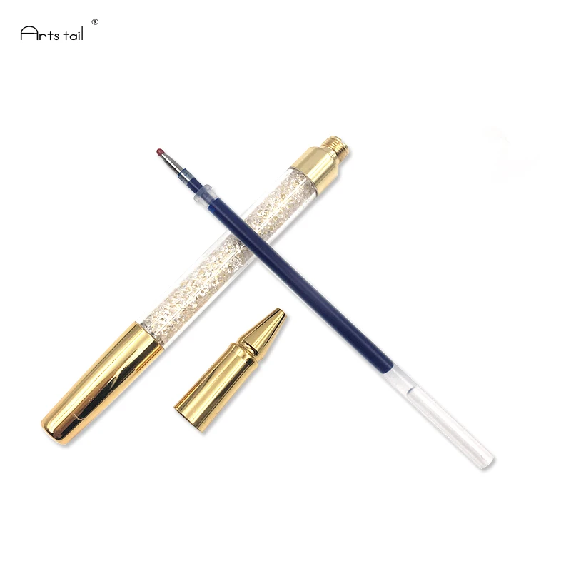 3 шт. Кристалл подпись ручка с бриллиантами цвета: золотистый серебристый