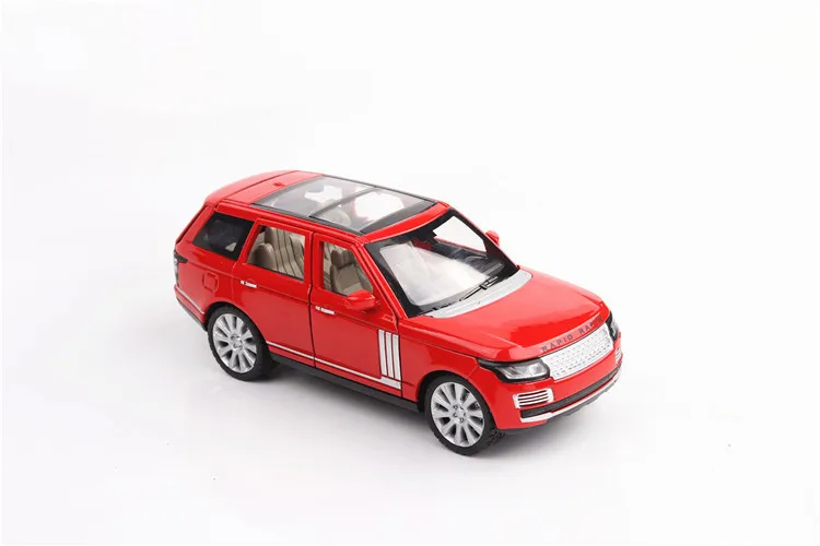 1:24 Diecasts& Toy Vehicles Ranger Rover Модель автомобиля со звуком и светом коллекционная машинка Игрушки для мальчиков подарок для детей brinquedos