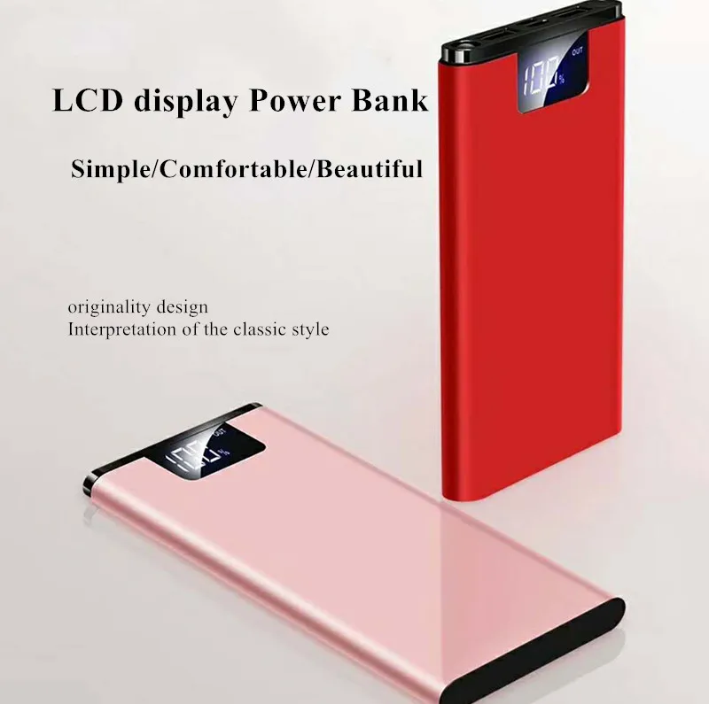 Водонепроницаемый портативный внешний аккумулятор 30000 мАч для всех смартфонов с