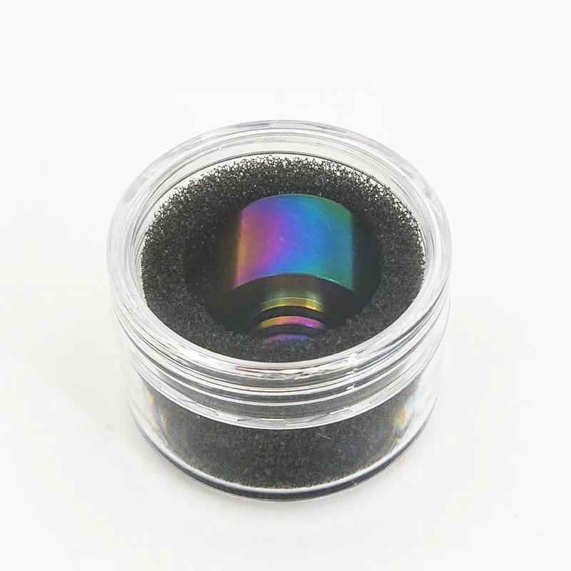 

VapeSoon Satinless Steel Rainbow Drip Tip For TFV8 BABY TFV12 BABY Prince TANK MELO 3 MINI etc