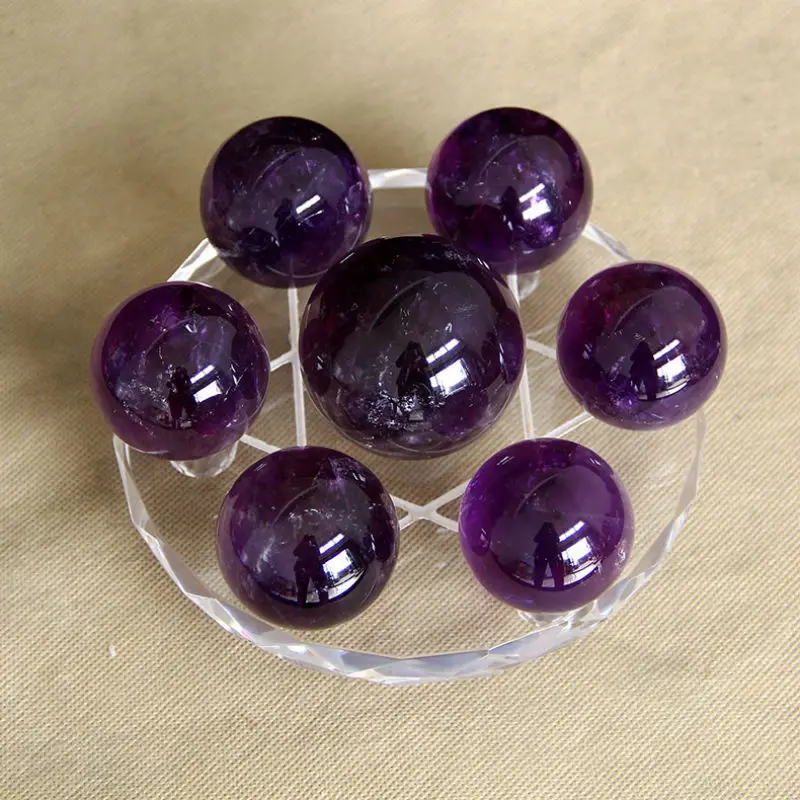 Открытие натуральный Rockcrystal семизвездный массив рок кристалл украшение шар Lucky
