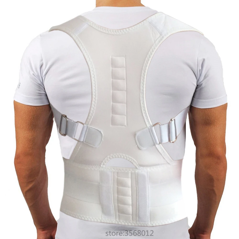Магнитный неопреновый Корректор осанки удерживающий корсет выпрямитель для