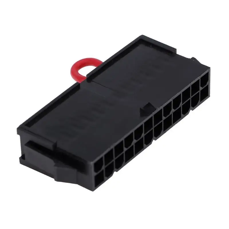 

24-контактный блок питания ALLOYSEED, разъем для запуска компьютера, тестер блока питания, 24-контактный адаптер для системы водяного охлаждения