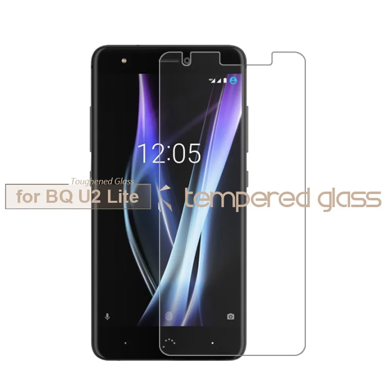 Для BQ U 2 U2 Lite закаленное стекло Защита экрана 9H 2.5D Взрывозащищенная пленка с