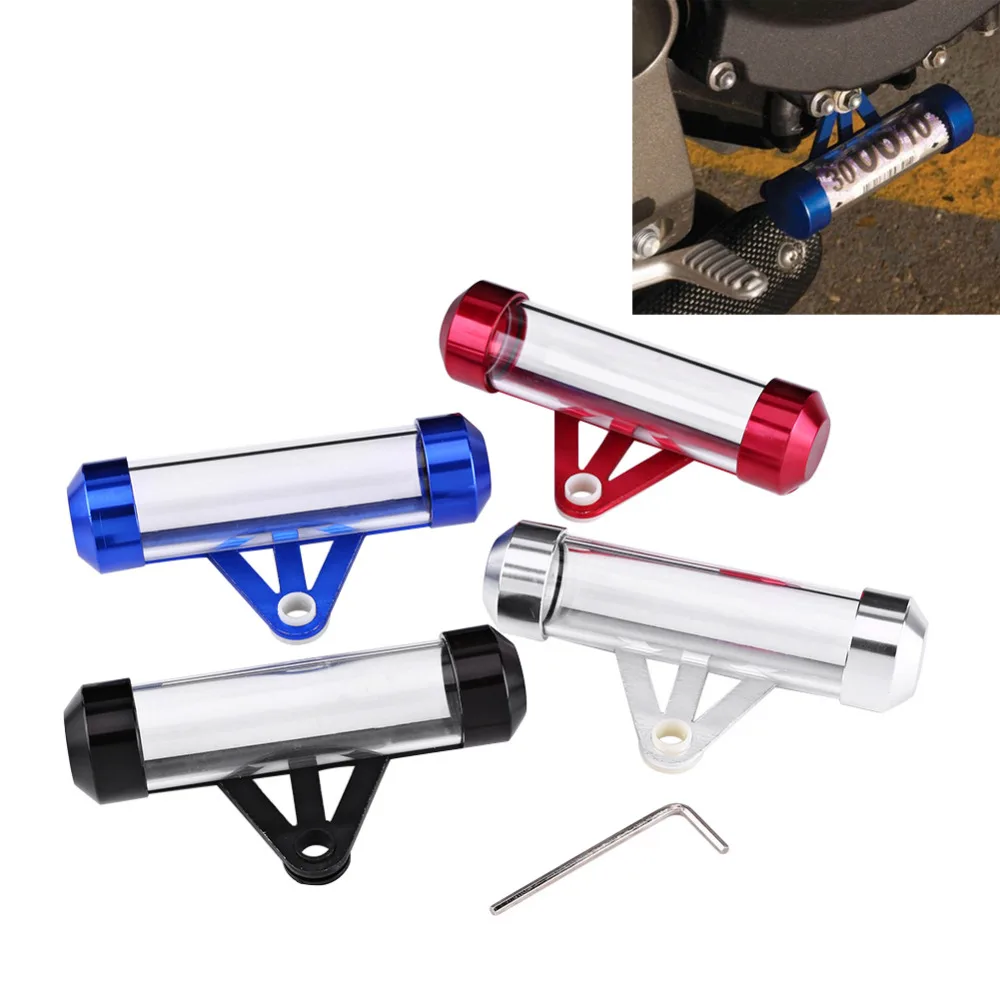 Motorcycle Tax Tube Holder Motorbike Secure Disc Cylindrical Frame Waterproof Black Motocross Universal | Автомобили и мотоциклы