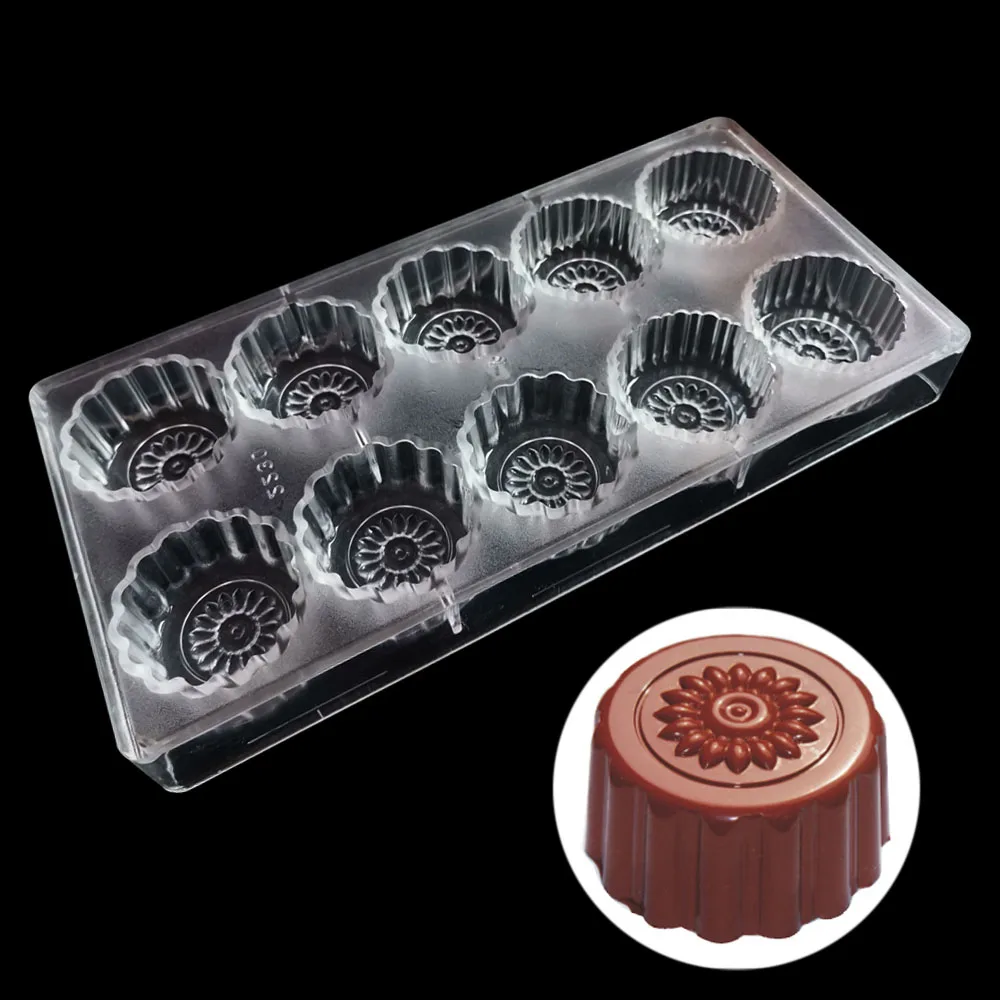 3D форма в форме Луны для торта поликарбонатные шоколадные бруски пищевых конфет