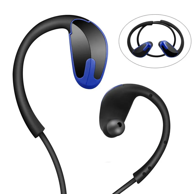 Спортивные наушники спортивные для бега Bluetooth беспроводные силиконовые с