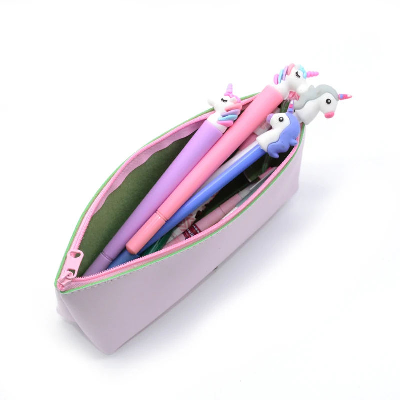 Единорог пенал из полиуретана школьные принадлежности Kawai kalem kutusu trousse scolaire stylo estuche escolar коробка для ручек и карандашей чехол
