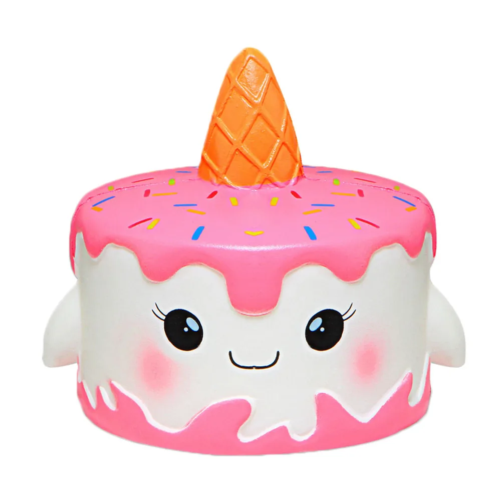 

Galaxy Cute Cartoon Deer Big Squishy Unicorn Cake jumbo Toys Slow Rising Cream Scented Squeeze Toys Phone Strap Antistress Gift