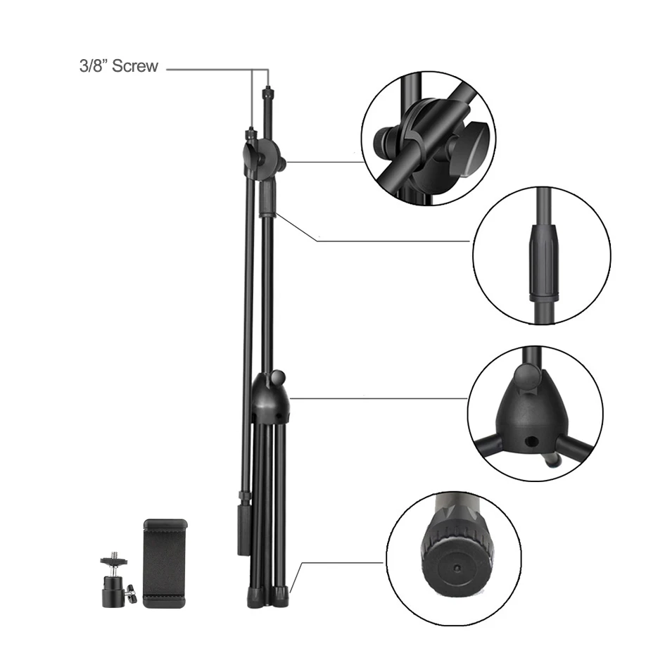 Mini Table Stand Max Height 60cm For Camera Video Studio Photography Support Equipment CD50 | Электроника