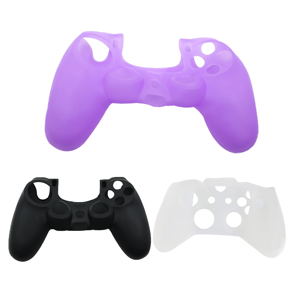 Силиконовый чехол Защита для кожи для Playstation 4 PS4 джойстик кремниевое наружное покрытие защитной