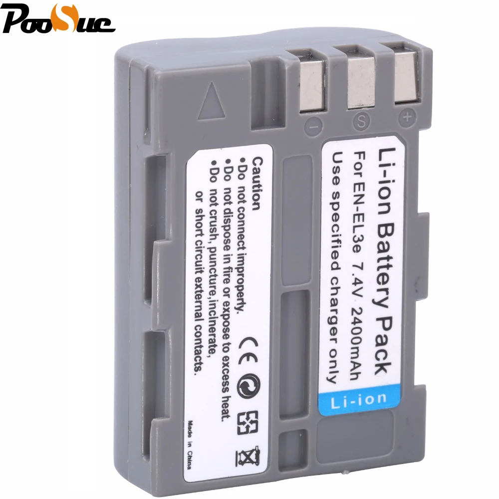 EN-EL3e EN EL3e Аккумулятор 7,4 V 2400mAh литий-ионная батарея для камеры Nikon ENEL3E D30 D50 D70 D90 D70S D300 зарядное устройство аксессуары