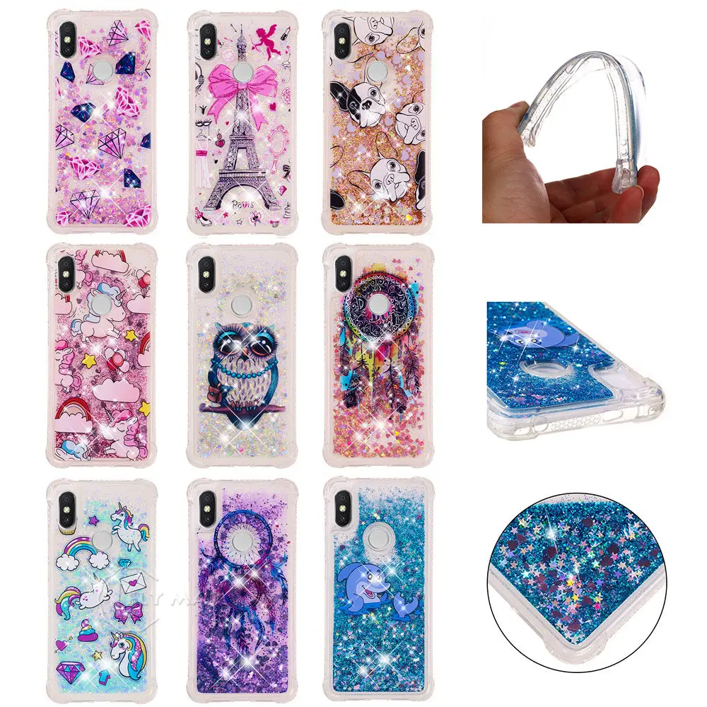 Quicksand Cover For Xiaomi Redmi Y2 2Y Dynamic Liquid TPU Silicone Phone Case Xiao mi Red S2 2S 2 Y S RedmiY2 Coque Capa |