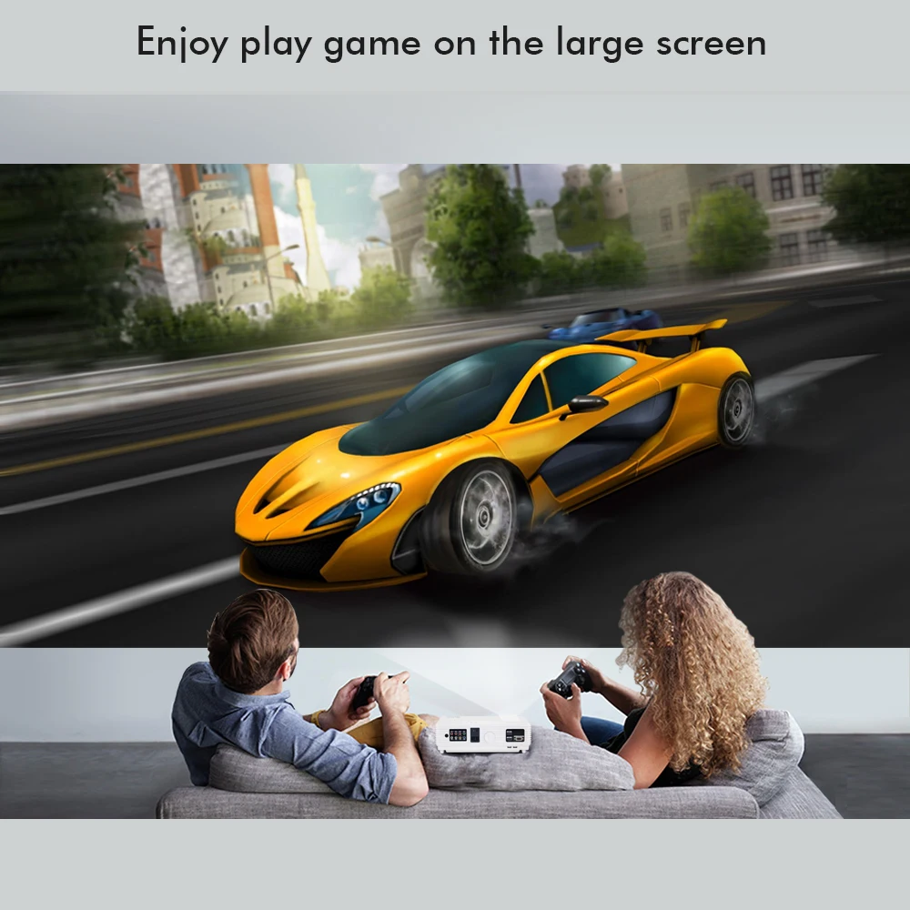 BYINTEK Топ бренд BT96 HDMI USB 1280x800 WXGA 200 дюймов HD 1080P цифровой домашний кинотеатр