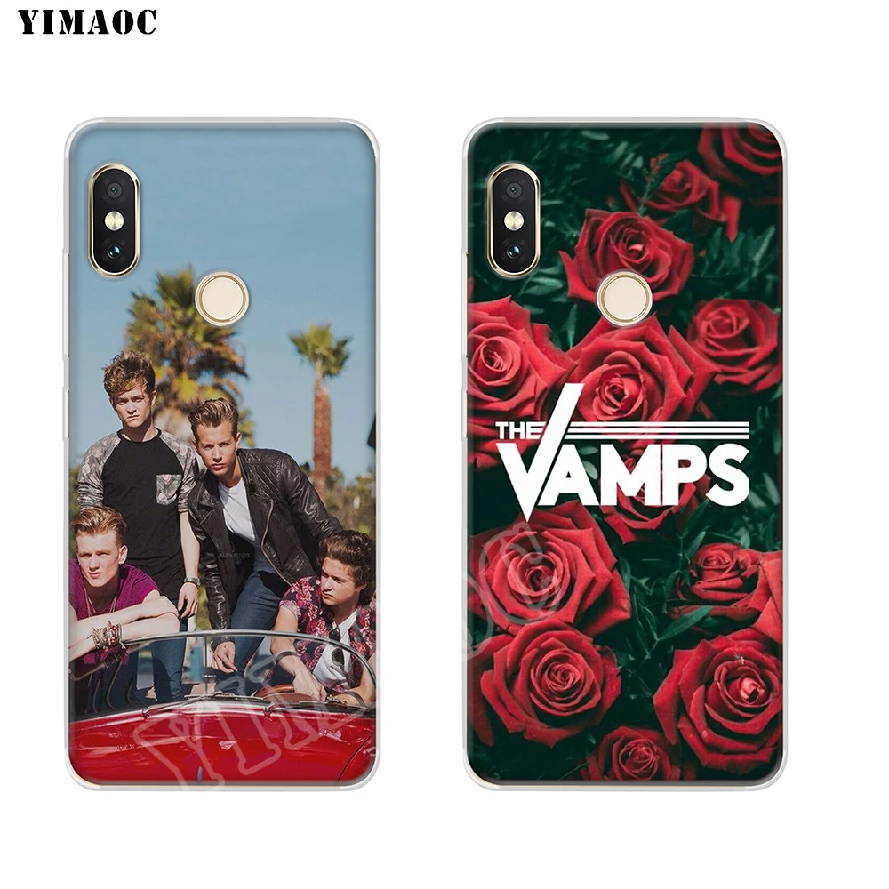 Мягкий силиконовый чехол YIMAOC The Vamps для POCOPHONE F1 Xiaomi Redmi Note 6 7 Pro 6A Mi 8 Lite из ТПУ |