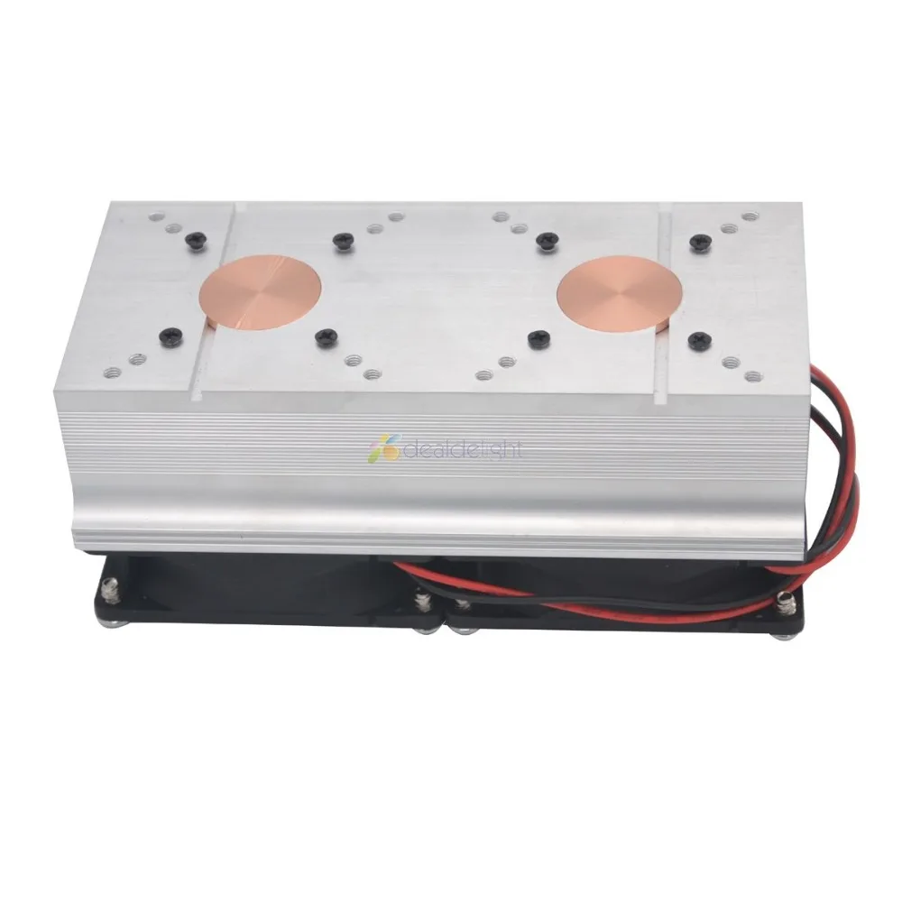 Светодиодный теплоотвод высокой мощности 100 Вт 200 с вентиляторами объектив 57 мм/44