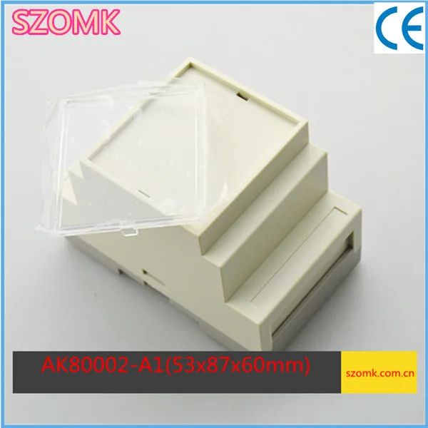 Пластиковый корпус проект коробка Электро Шокер (4 шт.) 53*87*60 мм din rail пластиковый
