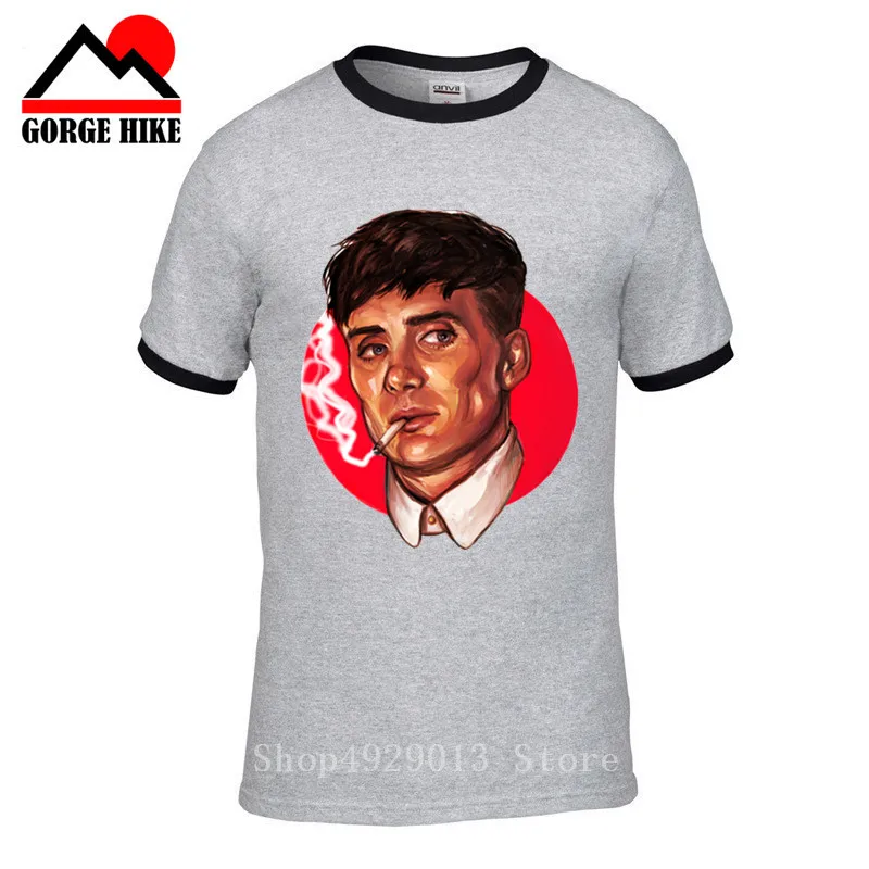 Мужская футболка с коротким рукавом Классическая из чистого хлопка О-образным