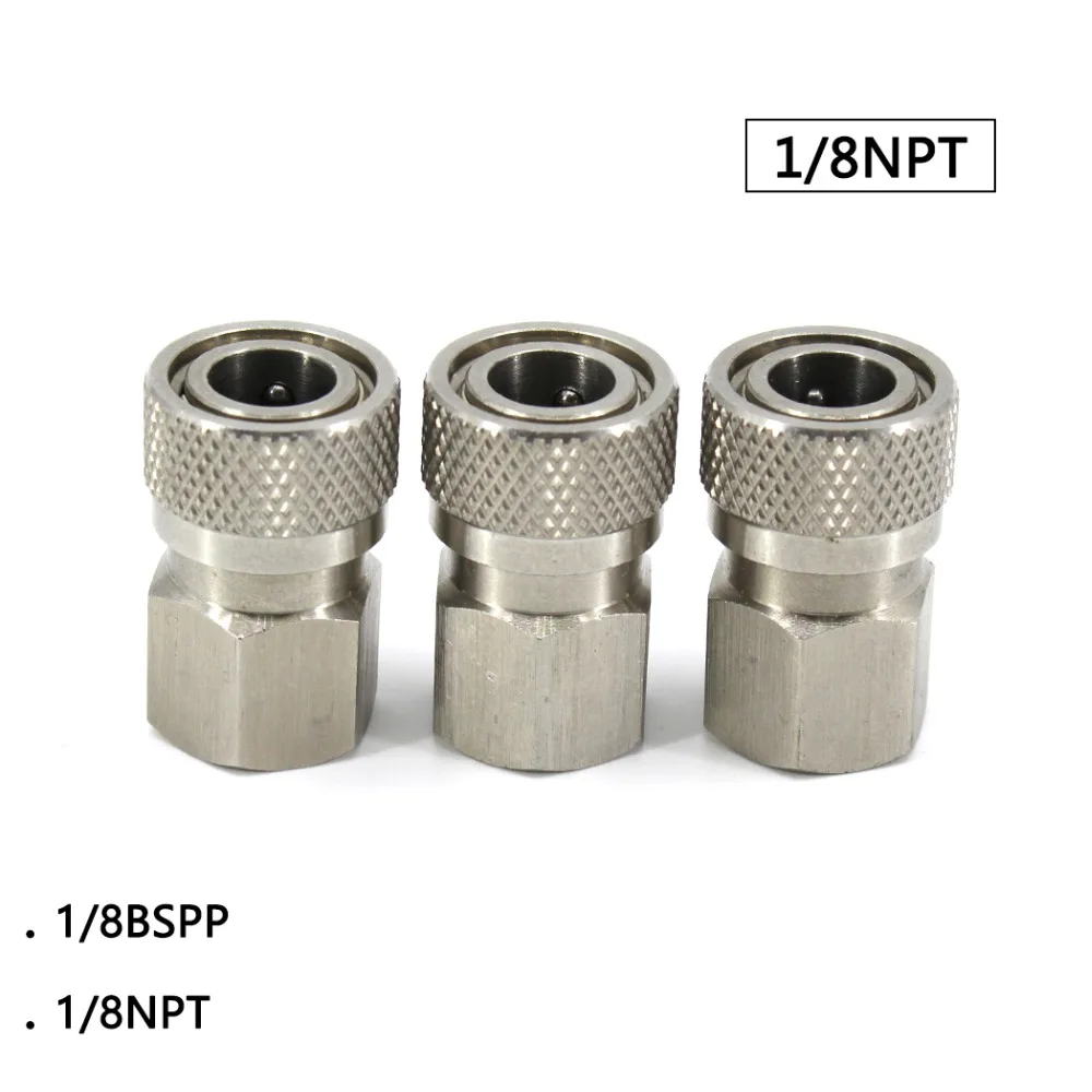Пейнтбол PCP Airforce 1/8NPT 1/8BSPP Женский быстроразъемный Соединительный соединитель из
